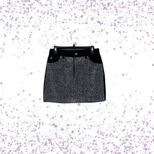 Topshop Black and White Skirt